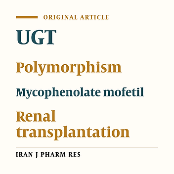 Impact of UGT1A9 Polymorphism on Mycophenolic Acid Pharmacokinetic Parameters in Stable Renal Transplant Patients