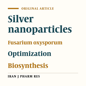 Optimization of Biological Synthesis of Silver Nanoparticles using Fusarium oxysporum