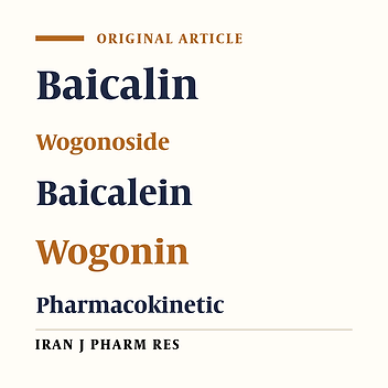 Comparative Pharmacokinetics of Baicalin, Wogonoside, Baicalein and Wogonin in Plasma after Oral Administration of Pure Baicalin, Radix Scutellariae and Scutellariae-Paeoniae Couple Extracts in Normal and Ulcerative Colitis Rats