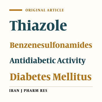 Synthesis and Antidiabetic Evaluation of Benzenesulfonamide Derivatives