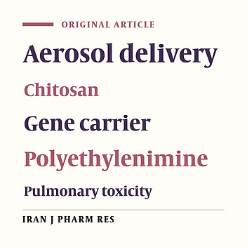 Gene Expression and Pulmonary Toxicity of Chitosan-graft- Polyethylenimine as Aerosol Gene Carrier