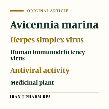 Inhibitory Activity of Avicennia marina, a Medicinal Plant in Persian Folk Medicine, against HIV and HSV