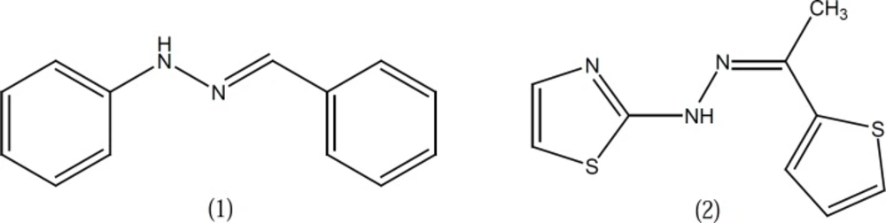 Structure of compounds 1, 2