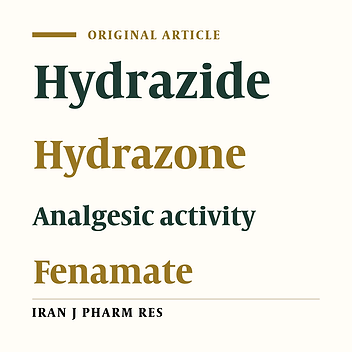 Synthesis and Analgesic Activity of Novel Hydrazide and Hydrazine Derivatives
