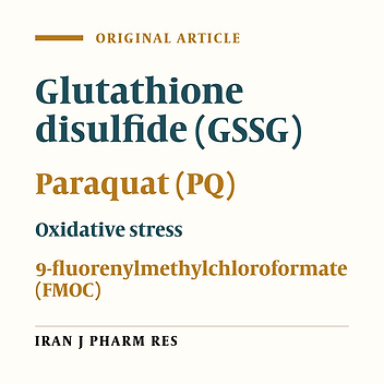 High Performance Liquid Chromatography Coupled with Pre-column Derivatization for Determination of Oxidized Glutathione Level in Rats Exposed to Paraquat
