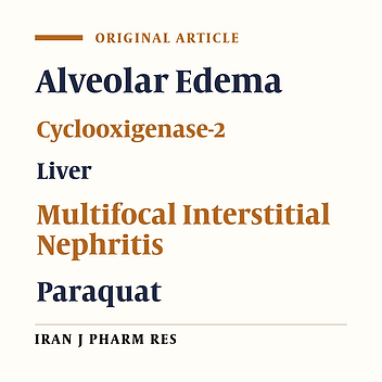 Paraquat Exposure Up-regulates Cyclooxygenase-2 in the Lungs, Liver and Kidneys in Rats