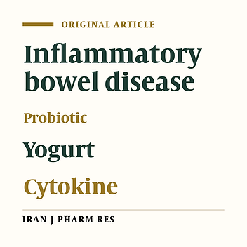 Probiotic yogurt Affects Pro- and Anti-inflammatory Factors in Patients with Inflammatory Bowel Disease