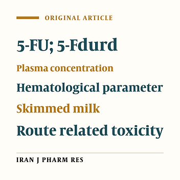 Effect of Skimmed Milk on the Absorption and Metabolism of5-Fluorouracil (5-FU) in Animals