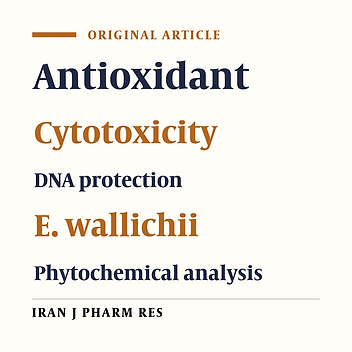 Antioxidant and Cytotoxic Activities and Phytochemical Analysis of Euphorbia wallichii Root Extract and its Fractions
