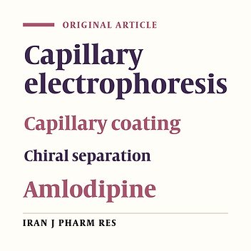Improvement of Electrophoretic Enantioseparation of Amlodipine by Polybrene