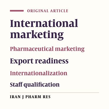 An Analysis of the Relationship Between Staff Qualification and Export Readiness of Pharmaceutical Companies: The Case of Iran