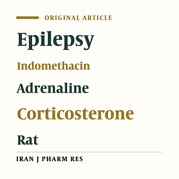 Relation between Proepileptic Activity of Indomethacin and AdrenalGland Hormones