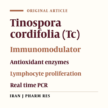 Biotechnological Approach to Evaluate the Immunomodulatory Activity of Ethanolic Extract of Tinospora cordifolia Stem (Mango Plant Climber)