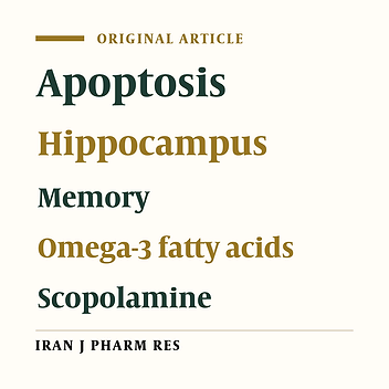 Effect of Short and Long-Term Treatment with Omega-3 Fatty Acids on Scopolamine-Induced Amnesia