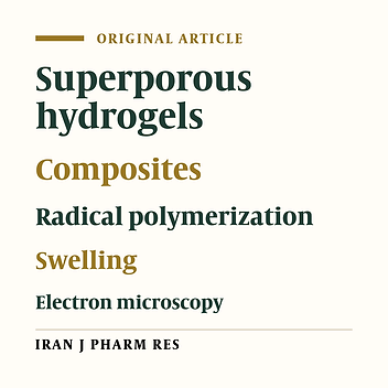 Investigation of Swelling Behavior and Mechanical Properties of a pH-Sensitive Superporous Hydrogel Composite