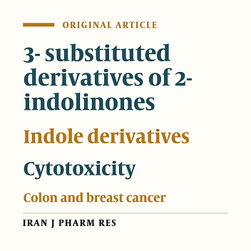 Synthesis and Cytotoxic Evaluation of Novel 3-Substituted Derivatives of 2-Indolinone