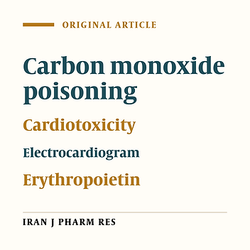 Effects of Erythropoietin on Electrocardiogram Changes in Carbon Monoxide Poisoning: an Experimental Study in Rats