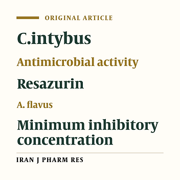 Antioxidant, Antimicrobial and Phytochemical Analysis of Cichoriumintybus Seeds Extract and Various Organic Fractions