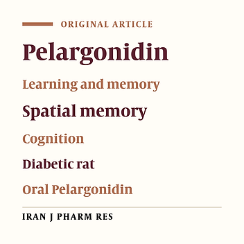Chronic Oral Pelargonidin Alleviates Learning and Memory Disturbances in Streptozotocin Diabetic Rats