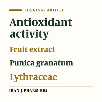Comparative Antioxidant Activity and Total Flavonoid Content of Persian Pomegranate (Punica granatum L.) Cultivars