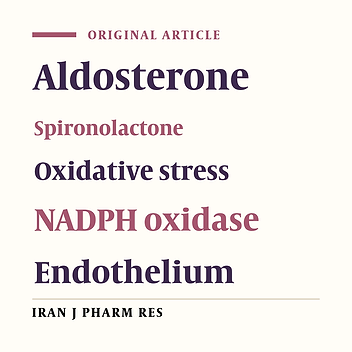 Spironolactone Inhibits NADPH Oxidase-Induced Oxidative Stress and Enhances eNOS in Human Endothelial Cells