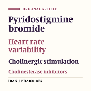 Enhancement of Frequency Domain Indices of Heart Rate Variability by Cholinergic Stimulation with Pyridostigmine Bromide