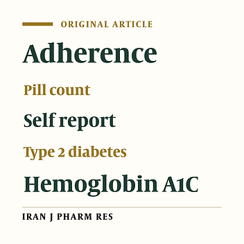 Adherence to Glyburide and Metformin and Associated Factors in Type 2 Diabetes in Isfahan, Iran