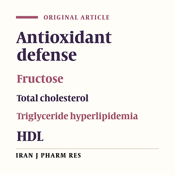 Pharmacological Action of Mentha piperita on Lipid Profile in Fructose-Fed Rats