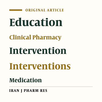 Implementation of a Clinical Pharmacy Education Program in a Teaching Hospital: Resident Oriented Documentation and Intervention