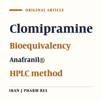 A Simple Sample Preparation with HPLC-UV Method for Estimation of Clomipramine from Plasma