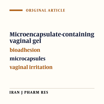 Development and Characterization of Bioadhesive Gel of Microencapsulated Metronidazole for Vaginal Use