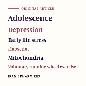 Exercise During Adolescence Attenuated Depressive-Like Behaviors and Hippocampal Mitochondrial Dysfunction Following Early Life Stress in Adult Male Rats