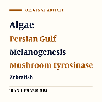 The Anti-melanogenesis Activities of Some Selected Red Macroalgae from Northern Coasts of the Persian Gulf