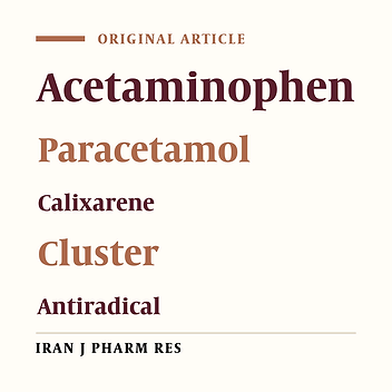 Calixapap: Calixarene-based Cluster of Acetaminophen as a Novel Antiradical Agent