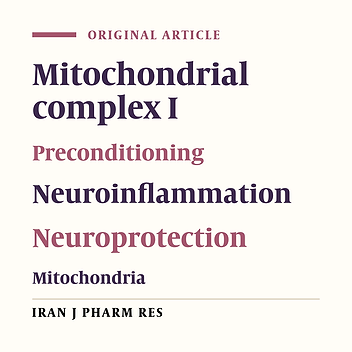 Mitochondrial Complex I Is an Essential Player in LPS-Induced Preconditioning in Differentiated PC12 Cells