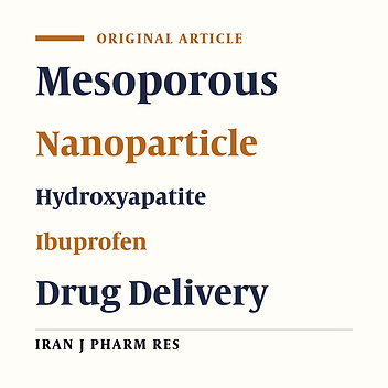 Facile Synthesis and Characterization of Ibuprofen-mesoporous Hydroxyapatite Nanohybrid as a Sustained Drug Delivery System