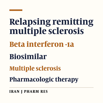 A Comparison Study of Efficacy and Safety of a Biosimilar Form of Intramuscular Βeta-interferon I-a Versus the Reference Product: A Randomized Controlled Clinical Trial in Iran