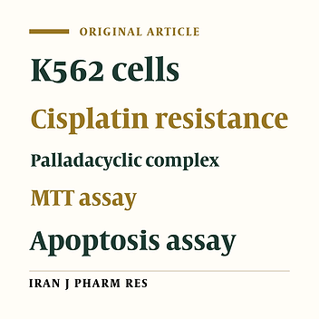 Novel Palladium Complex: Cytotoxicity against Cisplatin-resistant K562 Cells