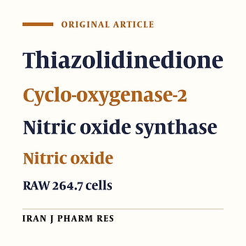 Thiazolidinedione Derivative Suppresses LPS-induced COX-2 Expression and NO Production in RAW 264.7 Macrophages