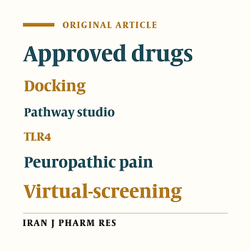 FDA Approved Drugs Repurposing of Toll-Like Receptor4 (TLR4) Candidate for Neuropathy