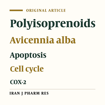 Anticancer Activity of Polyisoprenoids from Avicennia alba Blume. in WiDr Cells