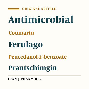 Antimicrobial Activities of Extracts and Isolated Coumarins from the Roots of Four Ferulago Species Growing in Turkey