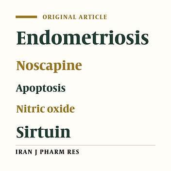Noscapine Inhibiting the Growth and Angiogenesis of Human Eutopic Endometrium of Endometriosis Patients through Expression of Apoptotic Genes and Nitric Oxide Reduction in Three-Dimensional Culture Model