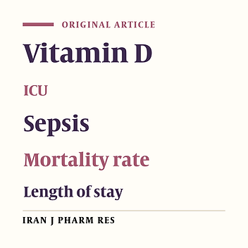 The Relationship of Serum Vitamin D Level With the Outcome in Surgical Intensive Care Unit Patients
