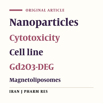 The Assessment of Toxicity Characteristics of Cellular Uptake of Paramagnetic Nanoparticles as a New Magnetic Resonance Imaging Contrast Agent