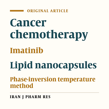 Lipid Nanocapsules for Imatinib Delivery: Design, Optimization and Evaluation of Anticancer Activity Against Melanoma Cell Line