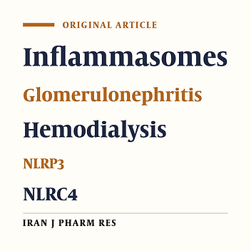 Evaluation of Inflammasome Activation in Peripheral Blood Mononuclear Cells of Hemodialysis Treated Patients with Glomerulonephritis