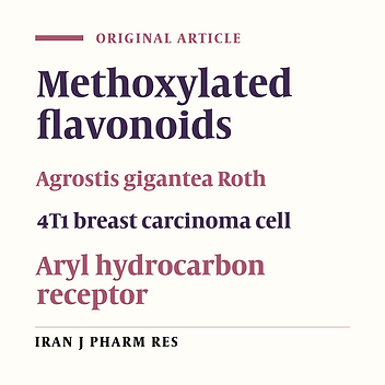 Phytochemical Investigation on Volatile Compositions and Methoxylated Flavonoids of Agrostis gigantea Roth