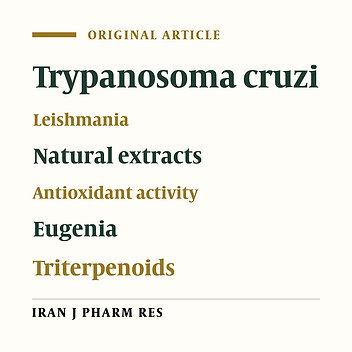 Leishmanicidal, Trypanocidal and Antioxidant Activity of Amyrin-Rich Extracts from Eugenia pyriformis Cambess