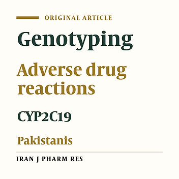 Genetic Polymorphism of CYP2C19 in Pakistani Population